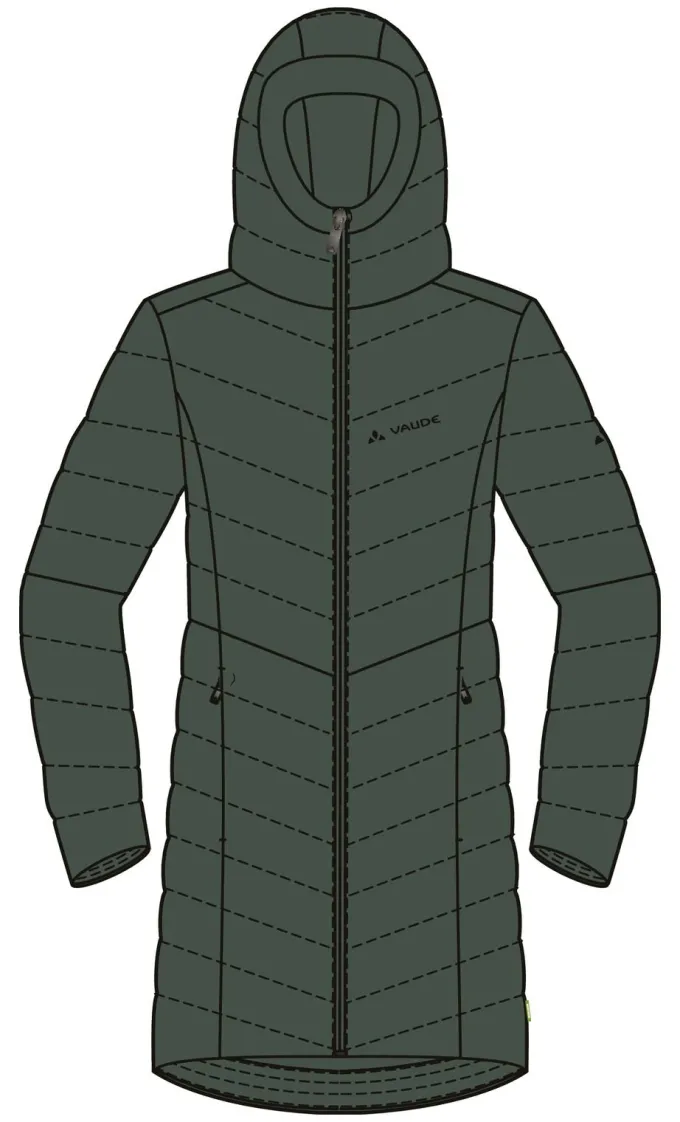 Women's Annecy Down Coat - dusty forest
