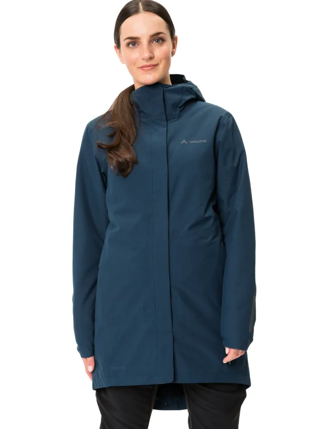 Women's Cyclist padded Parka II - dark sea
