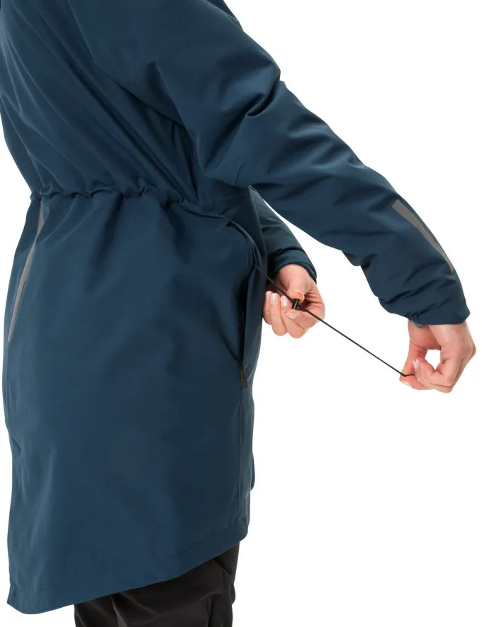 Women's Cyclist padded Parka II - dark sea
