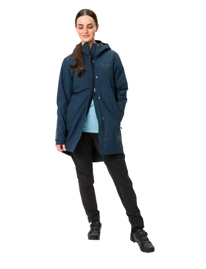Women's Cyclist padded Parka II - dark sea