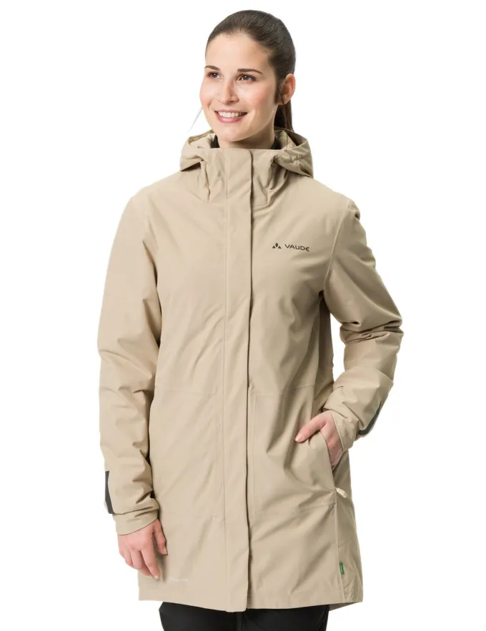 Women's Cyclist padded Parka II - linen