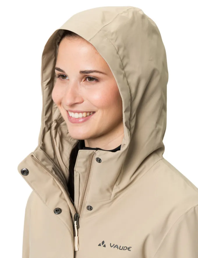 Women's Cyclist padded Parka II - linen