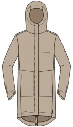 Women's Cyclist padded Parka II - linen