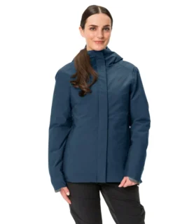 Women's Cyclist Warm Rain Jacket - dark sea
