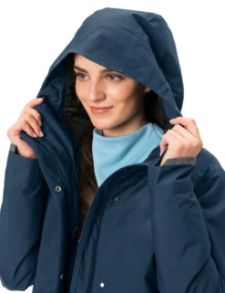 Women's Cyclist Warm Rain Jacket - dark sea