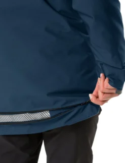 Women's Cyclist Warm Rain Jacket - dark sea
