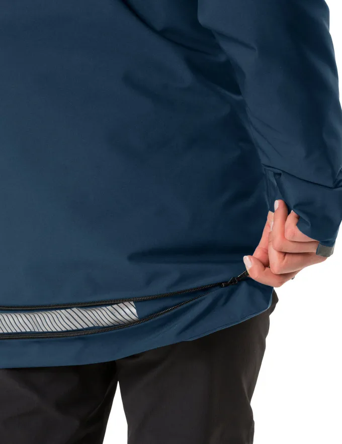 Women's Cyclist Warm Rain Jacket - dark sea