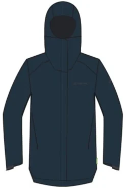 Women's Cyclist Warm Rain Jacket - dark sea