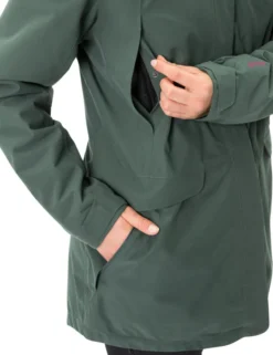 Women's Skomer Wool Parka - dusty forest