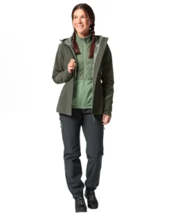Yaras 3-in-1 Fahrradjacke Damen - khaki